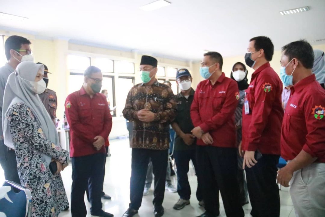 Dukung Program Pemerintah, Paguyuban CSR Area Merak Gelar Vaksinasi Massal Tahap Kesatu