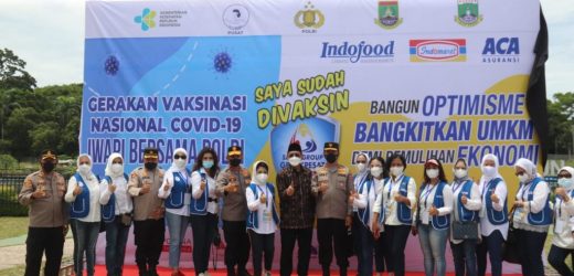 Bangun Pemulihan Ekonomi Nasional, Iwapi Bersama Polri Gelar Vaksinasi Massal