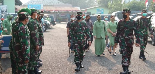 Kunjungan Ke Kodim 0603/Lebak, Danrem 064/MY Dan Istri Pamit