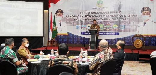 Jelang Akhir Periode WH-Andika, Bappeda Gelar FKP RPD Provinsi Banten Tahun 2023-2026