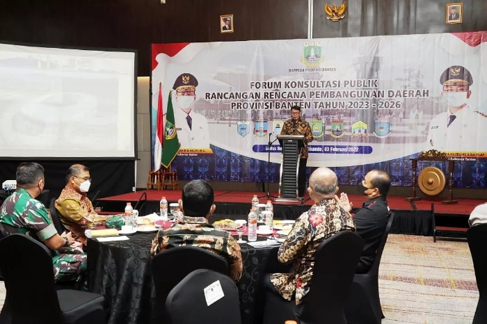 Jelang Akhir Periode WH-Andika, Bappeda Gelar FKP RPD Provinsi Banten Tahun 2023-2026