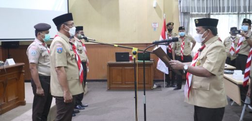 Helldy Lantik Maman Menjadi Ketua Kwartir Kota Cilegon