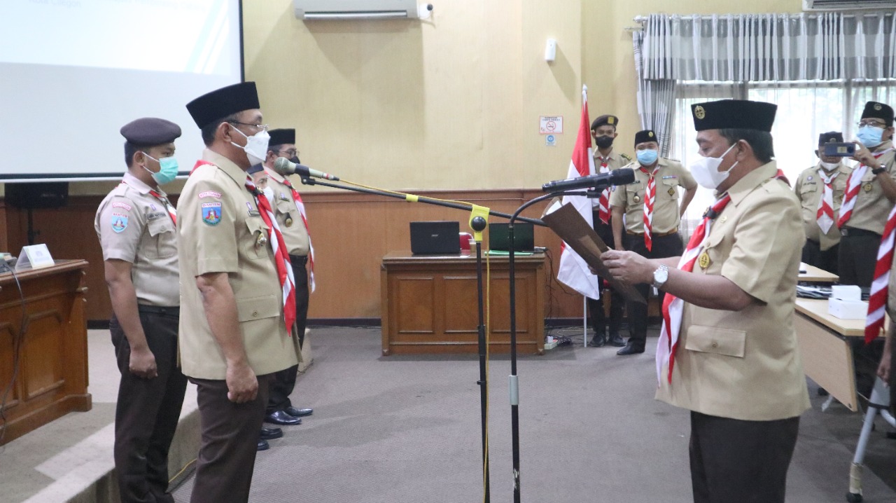 Helldy Lantik Maman Menjadi Ketua Kwartir Kota Cilegon