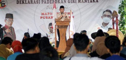 Deklarasi, Padepokan Giri Mantaka “Jemput” Andika Hazrumy untuk Memimpin Banten