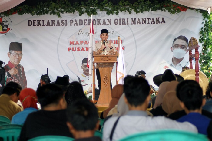 Deklarasi, Padepokan Giri Mantaka “Jemput” Andika Hazrumy untuk Memimpin Banten