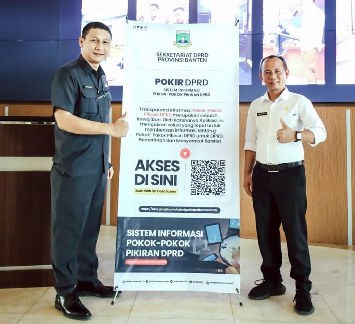Sekretariat DPRD Banten Luncurkan Aplikasi POKIR
