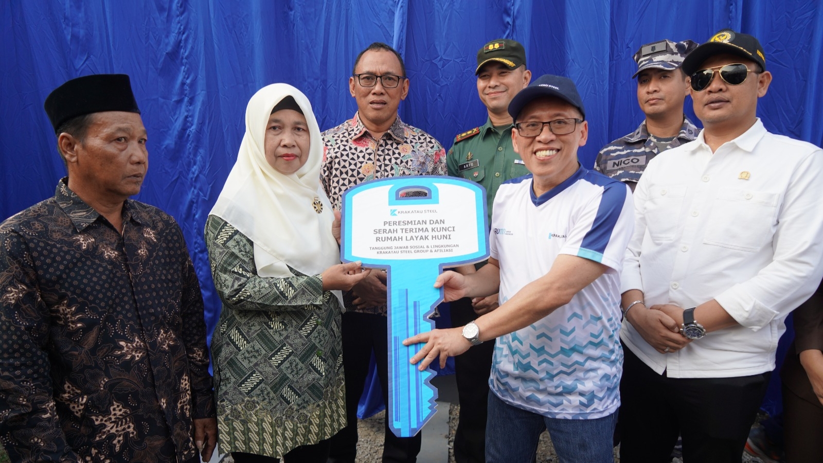 HUT Ke-53, Krakatau Steel Resmikan Bantuan Rumah Layak Huni