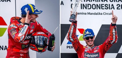 MotoGP Mandalika, Bagnaia Finis Pertama Dibuntuti Vinales dan Quartararo