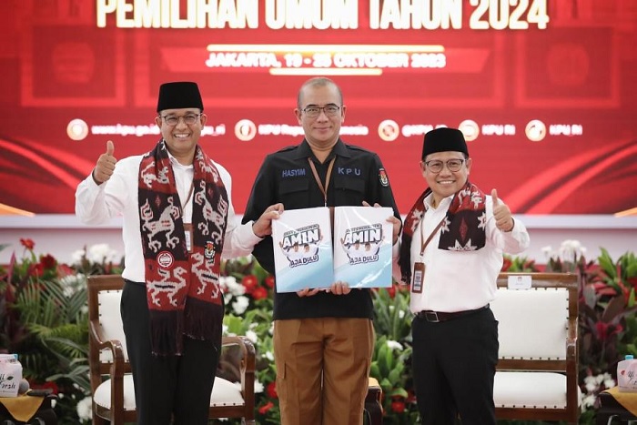 Resmi, Anies-Gus Imin Daftar Capres-Cawapres ke KPU