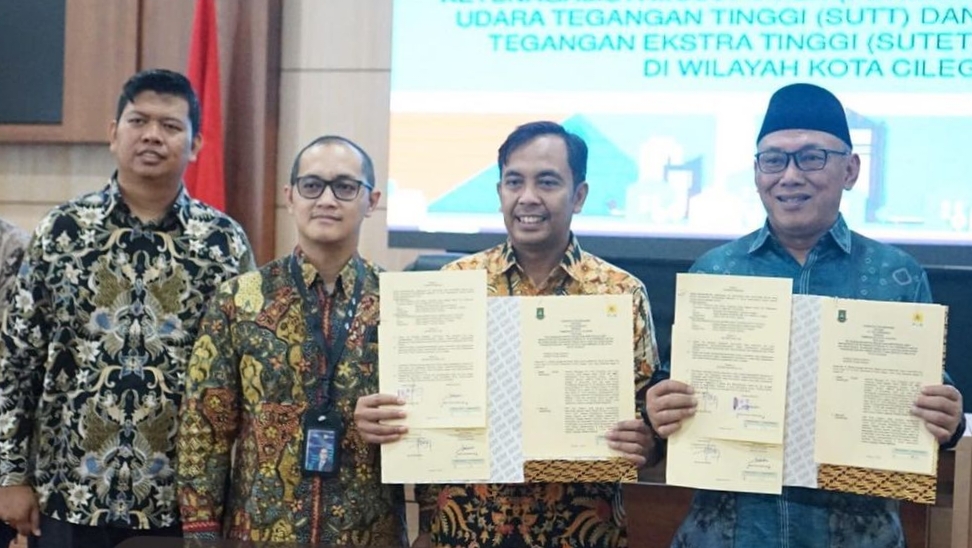 Soal Lahan SUTET, PLN UIT JBB Teken MoU Dengan Pemkot Cilegon