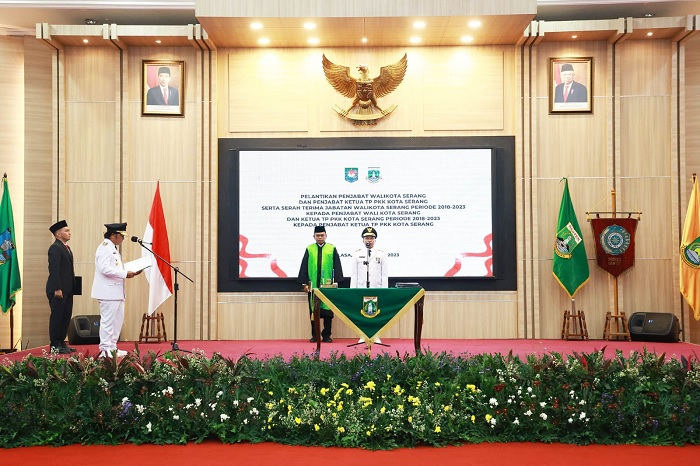 Pejabat BNNP RI Dilantik Jadi Pj Wali Kota Serang