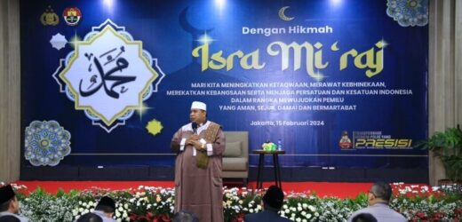 Peringati Isra Mi’raj 1445 H, Divisi Humas Polri Harap Pemilu 2024 Berjalan Damai