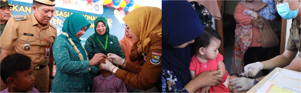 Capaian Vaksinasi Polio Di Provinsi Banten Lebih Dari 100 Persen