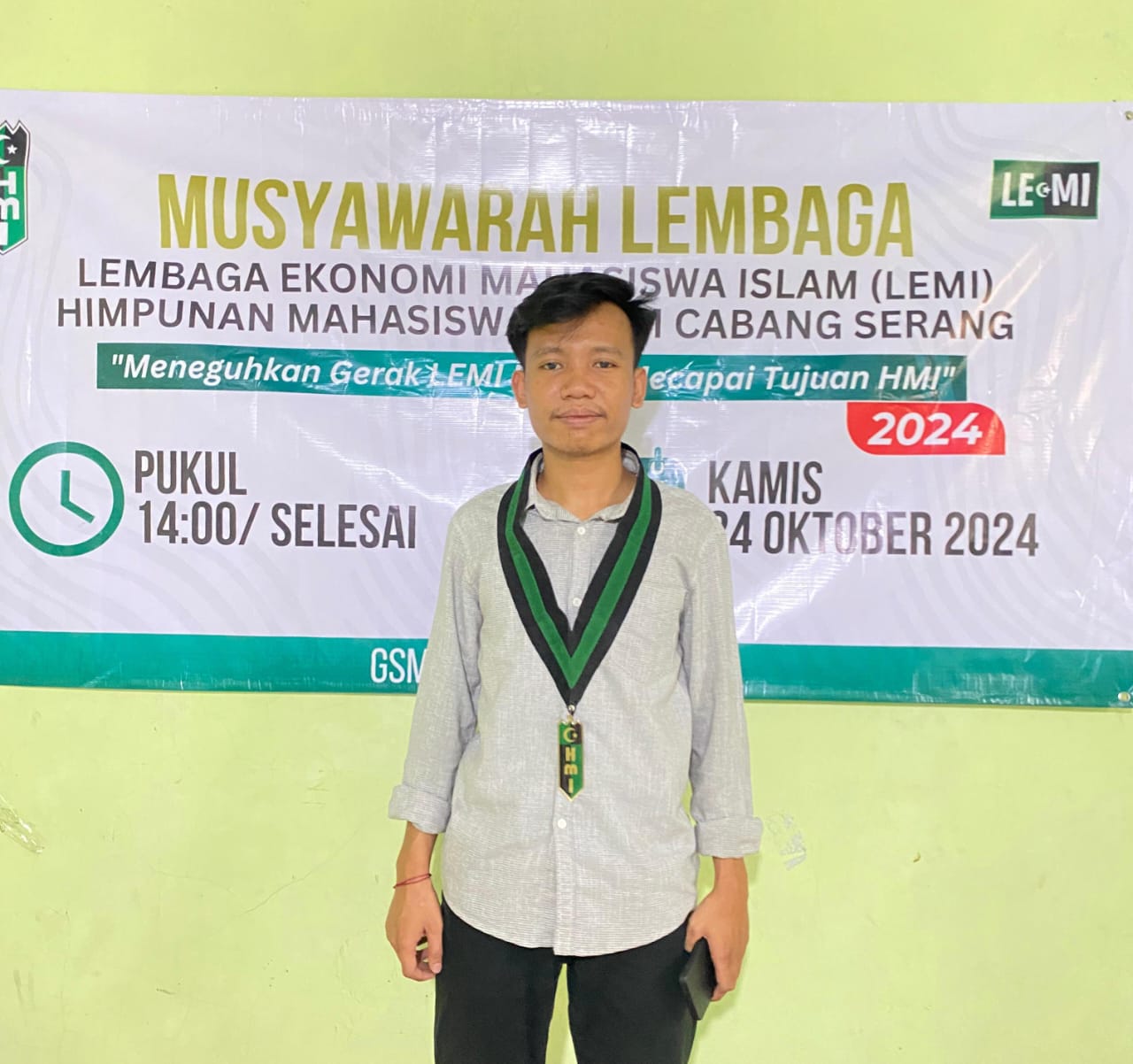 Nahkodai LEMI HMI Cabang Serang Periode 2024-2025, Supandi Komitmen Ciptakan Kader Pengusaha.