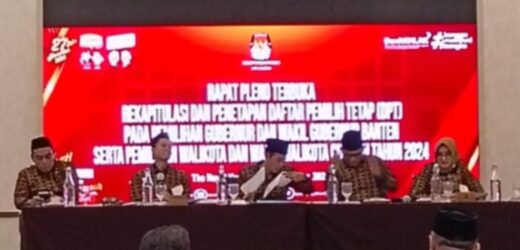 KPU Cilegon Tetapkan Jumlah DPT Sebanyak 330.431 Pemilih