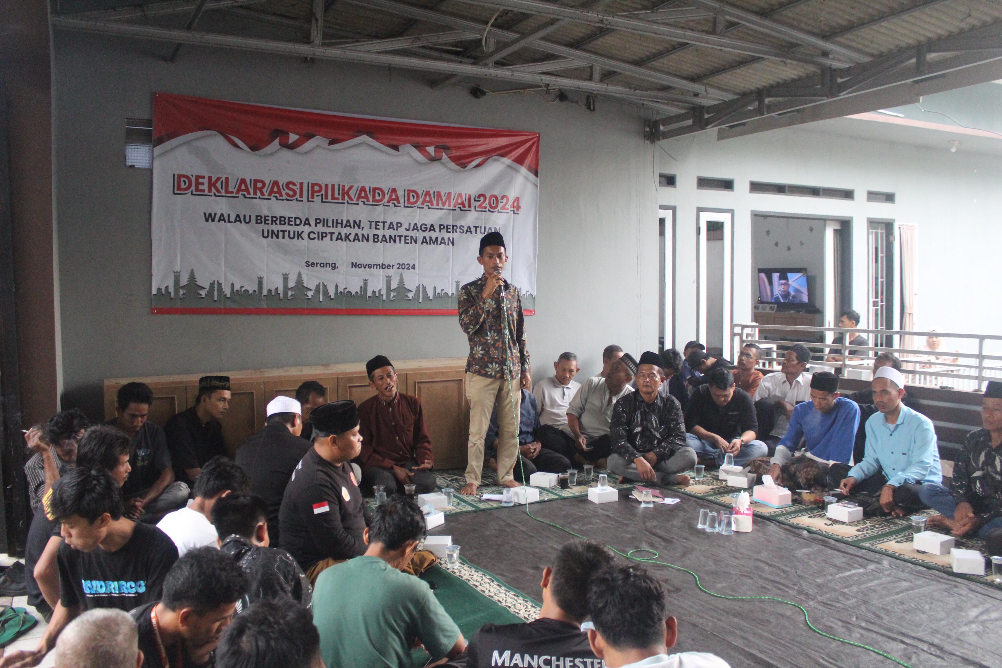 Ratusan Warga Pabuaran Deklarasikan Pilkada Damai 2024