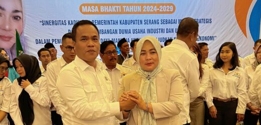 Abah Salim Ucapkan Selamat Kepada Wiwi Yanti Sebagai Ketua Kadin Kabupaten Serang Periode 2024-2029