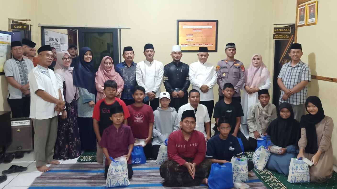 Polsek Purwakarta Gelar Buka Puasa Bersama dan Santunan Anak Yatim