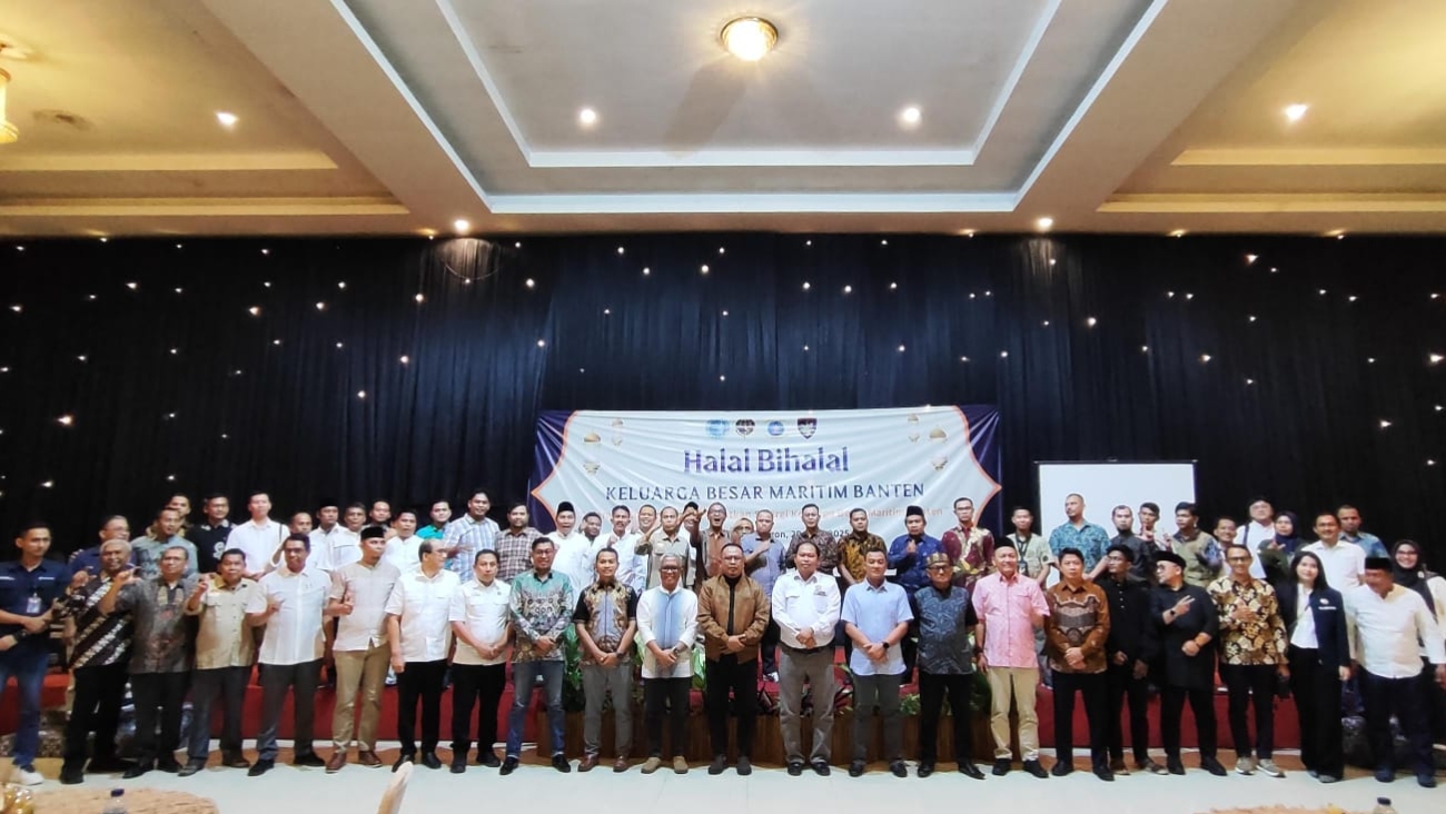 Pererat Silaturahmi, Keluarga Besar Maritim Banten Gelar Halal Bihalal