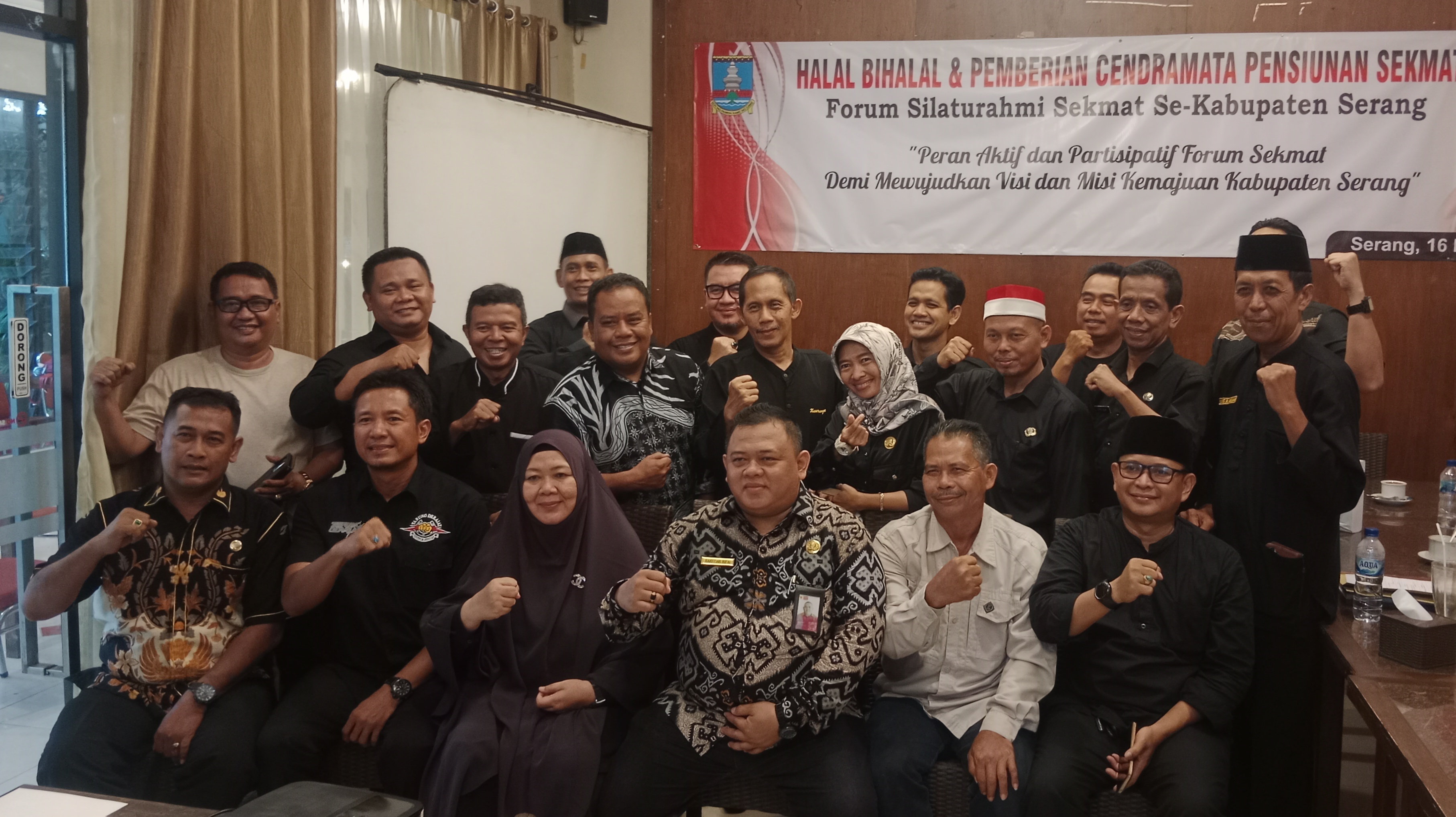 Jalin Silaturahmi, Forum Sekmat se-Kabupaten Serang Gelar Halal Bihalal