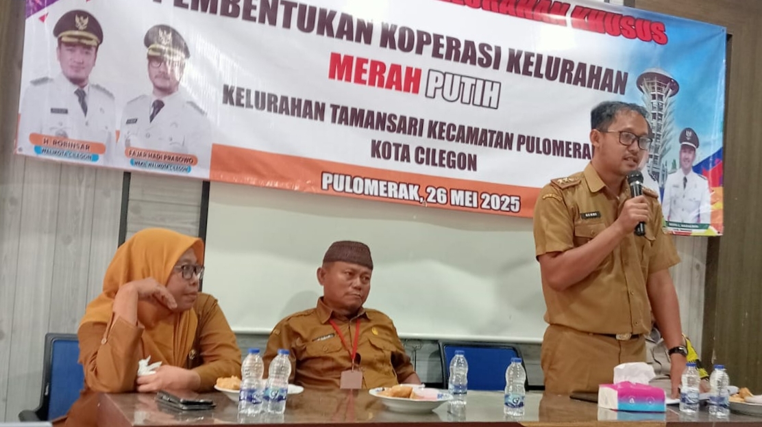 Ikuti Arahan Walikota Cilegon, Kelurahan Tamansari Bentuk Koperasi Merah Putih