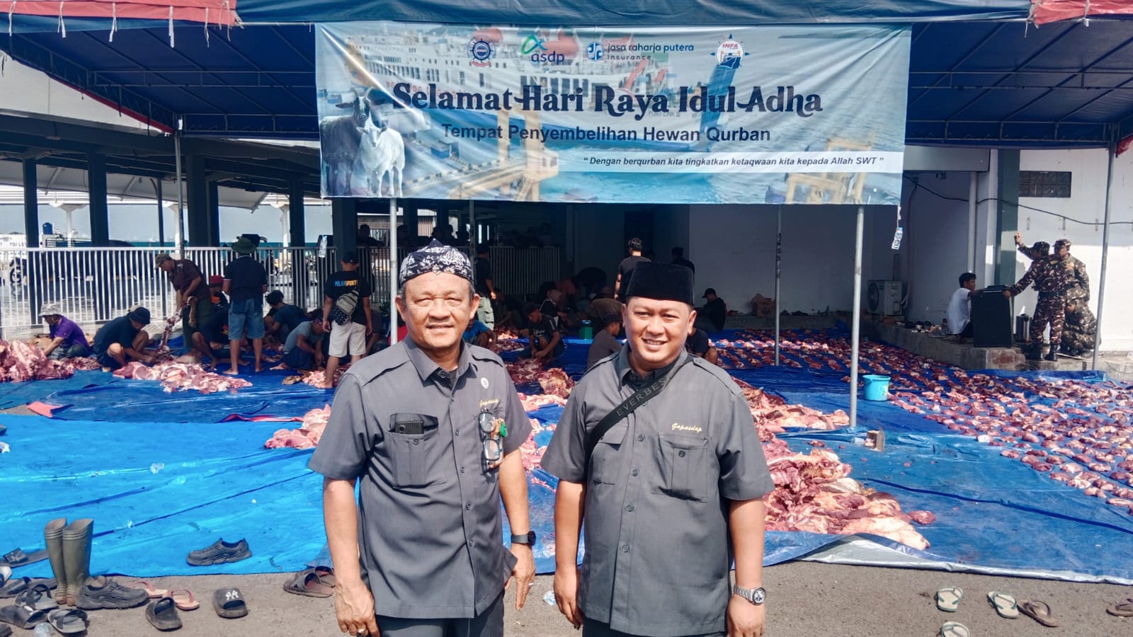 Idul Adha 1446 H, Gapasdap Merak Bagikan Ribuan Daging Kurban Untuk Masyarakat
