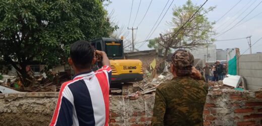 Penataan Kawasan di Link Lapak Sukmajaya Dikebut, 227 Rumah Telah Dibongkar