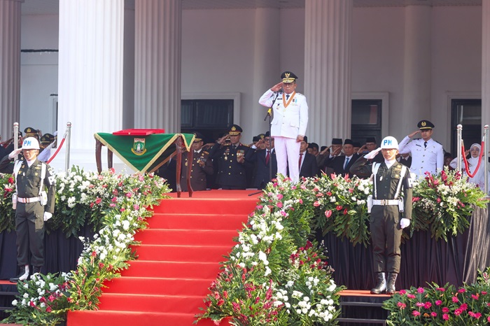 Gubernur Pimpin Upacara Peringatan HUT Ke – 80 Kemerdekaan RI Tingkat Provinsi Banten