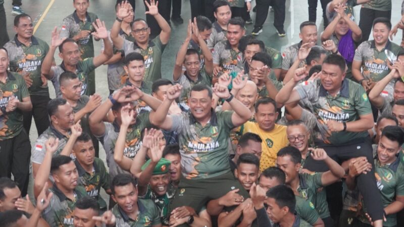 Tanpa Air Mata, Danrem 064/MY Pamit dengan Senyum dan Kebersamaan