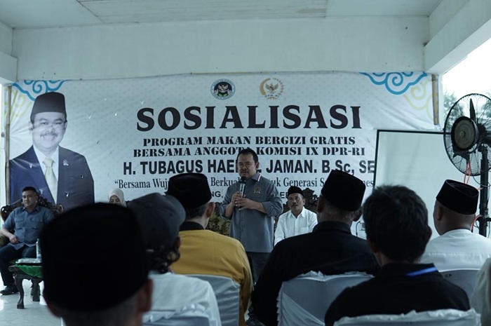 Anggota DPR RI Sosialisasikan MBG di Kabupaten Serang