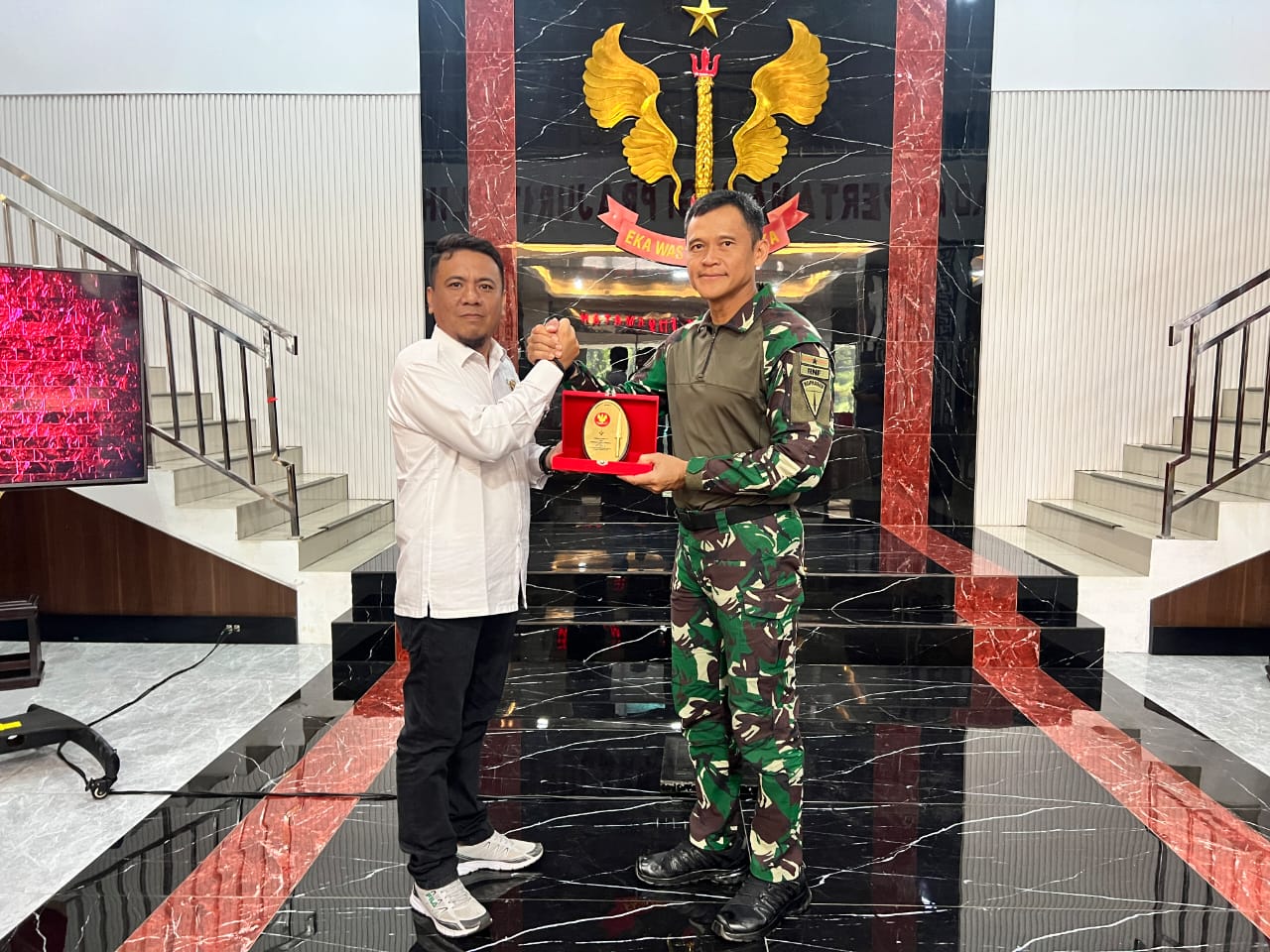 PWI Banten dan Grup 1 Kopassus Jalin Kolaborasi Perkuat Sinergi
