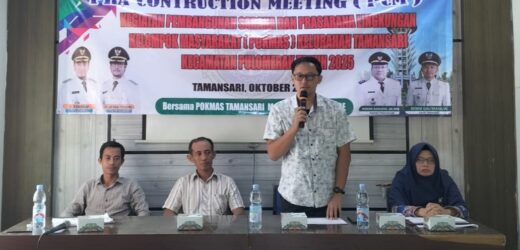 Pra Konstruksi Dimulai, Kelurahan Tamansari Siap Laksanakan Program Pembangunan 2025