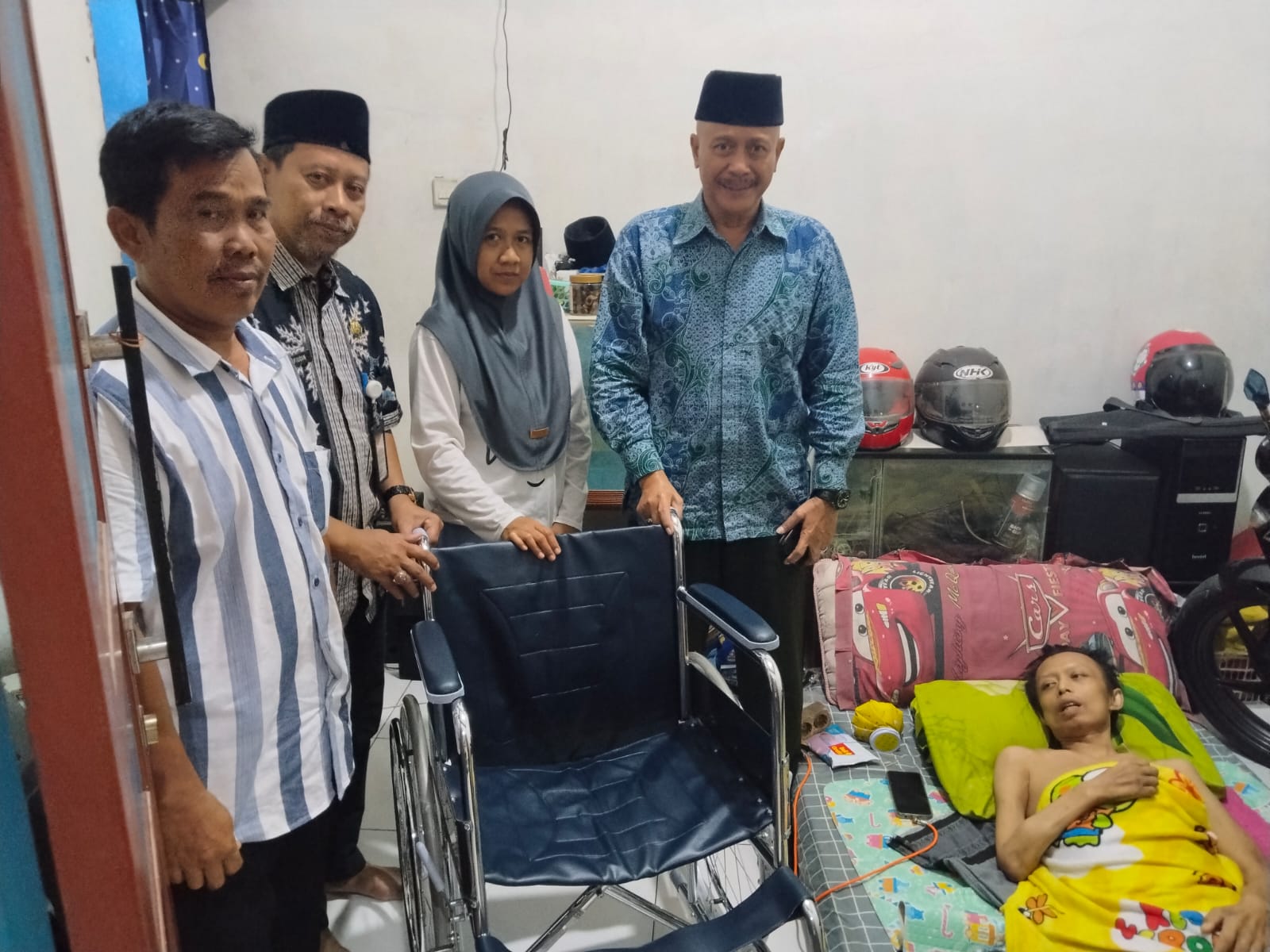 Respons Cepat, Baznas Cilegon Bantu Warga Karang Asem yang Alami Pembengkakan Kaki