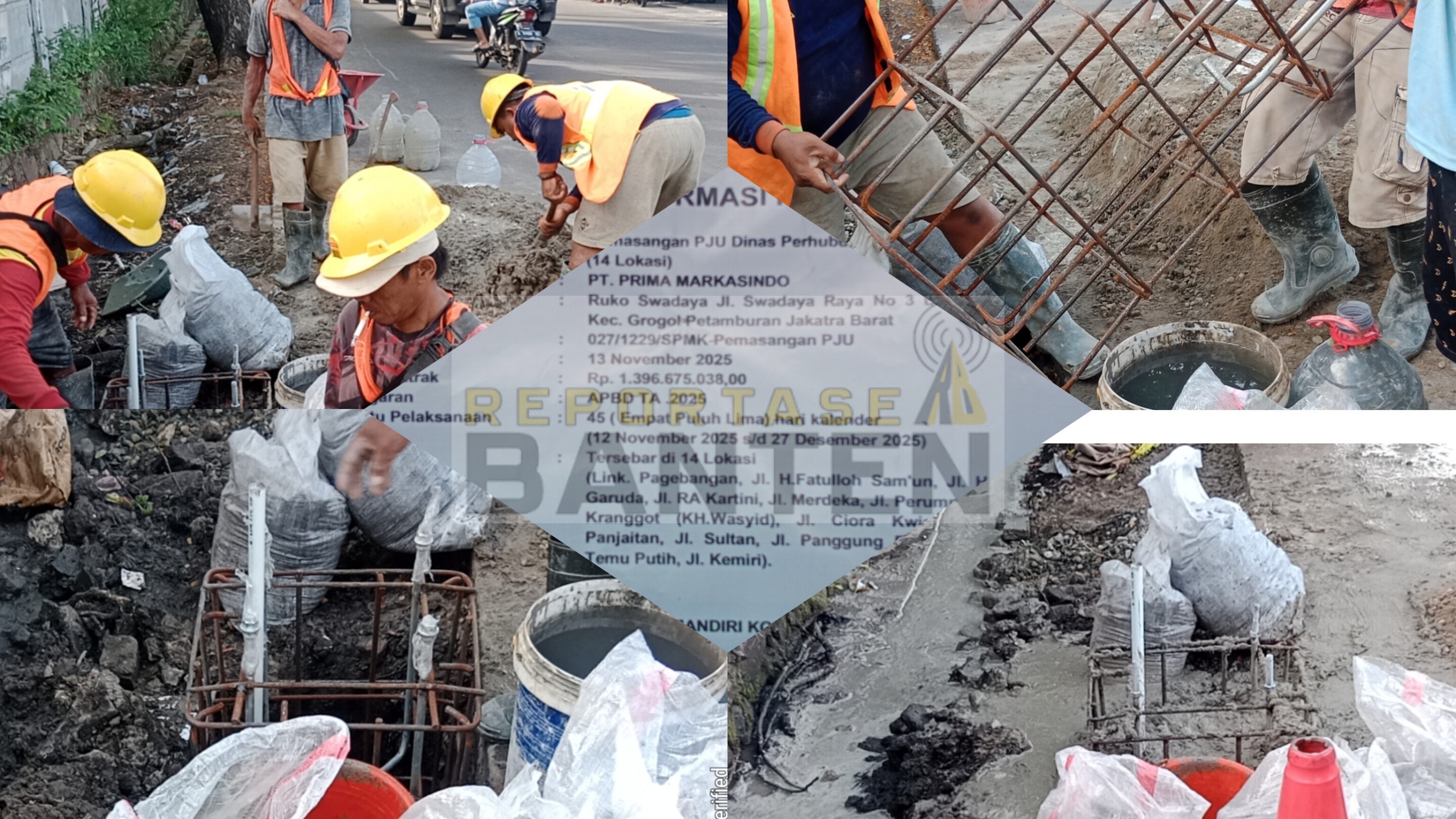 Pekerjaan PJU di Cilegon Dikeluhkan Warga, Kadiishub: Insya Allah Sesuai