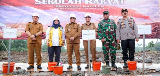 Dukung Asta Cita Presiden, Gubernur Banten Andra Soni Mulai Pembangunan Sekolah Rakyat di Banten
