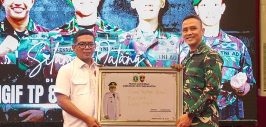 Perkuat Sinergi, Gubernur Andra Soni Ajak Brigif 87/Salakanagara Akselerasi Pembangunan dan Ketahanan Pangan
