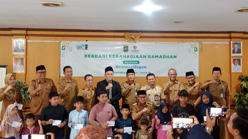 Berbagi Bulan Ramadhan, Baznas Cilegon Salurkan Santunan Tunai untuk Yatim dan Dhuafa di Citangkil