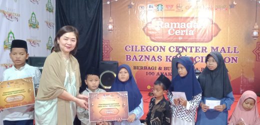 Kolaborasi CCM dan BAZNAS Cilegon, 100 Anak Yatim Dapat Santunan