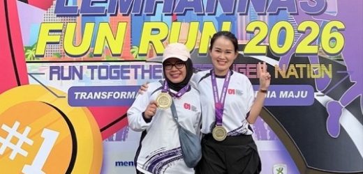 Dua Tokoh Perempuan Muda Inspiratif : Novalia Citra dan Hairunnisa Br Sagala Perkuat Energi Generasi Muda dan Kesadaran Kesehatan Mental di Fun Run HUT ke-61 Lemhannas RI