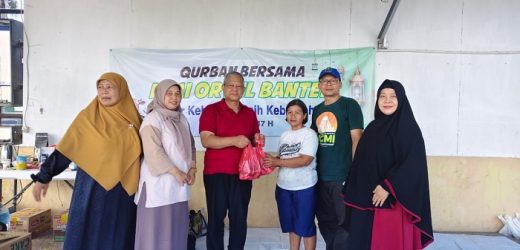 Qurban Bersama ICMI Banten 1447 H: Menguatkan Kepedulian Sosial dan Semangat Berbagi