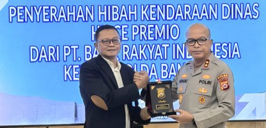 BRI Region 8 Jakarta Hibahkan Kendaraan Dinas ke Polda Banten