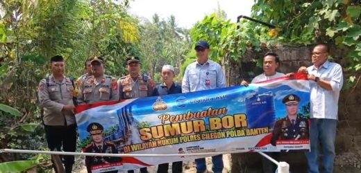 Dua Sumur Bor Dibangun untuk Ratusan Warga Anyer Kabupaten Serang